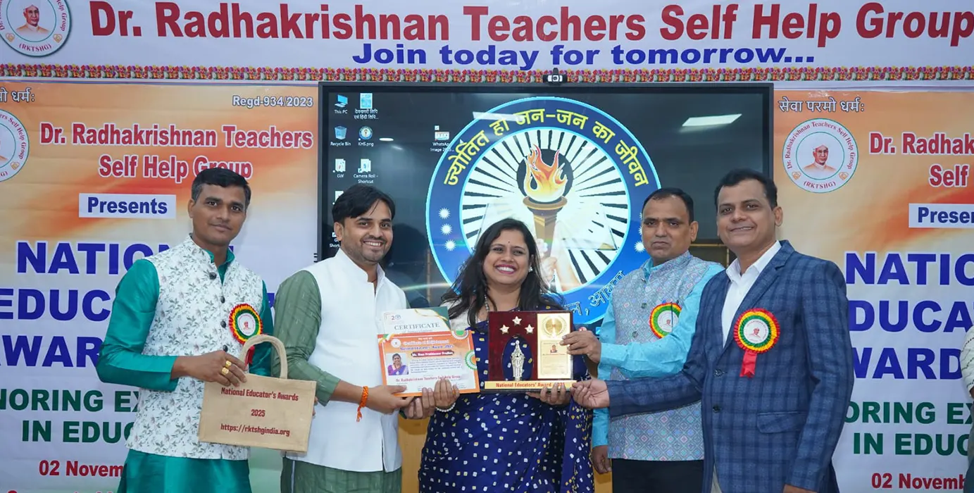 Ms. Rima Pradhan honored with the National Educators’ Awards 2025
